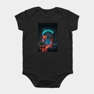 London Eye Cyberpunk Baby Bodysuit